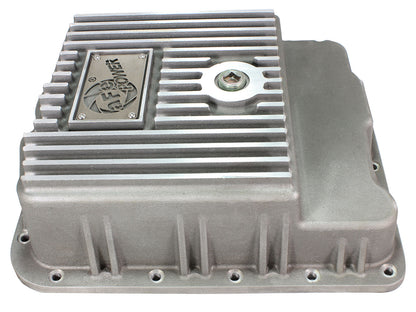 aFe Power Street Series Transmission Pan Raw w/ Machined Fins | GM Trucks (99-16) (46-70240)