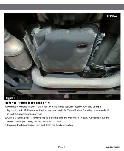 aFe Power Street Series Transmission Pan Raw w/ Machined Fins | GM Trucks (99-16) (46-70240)