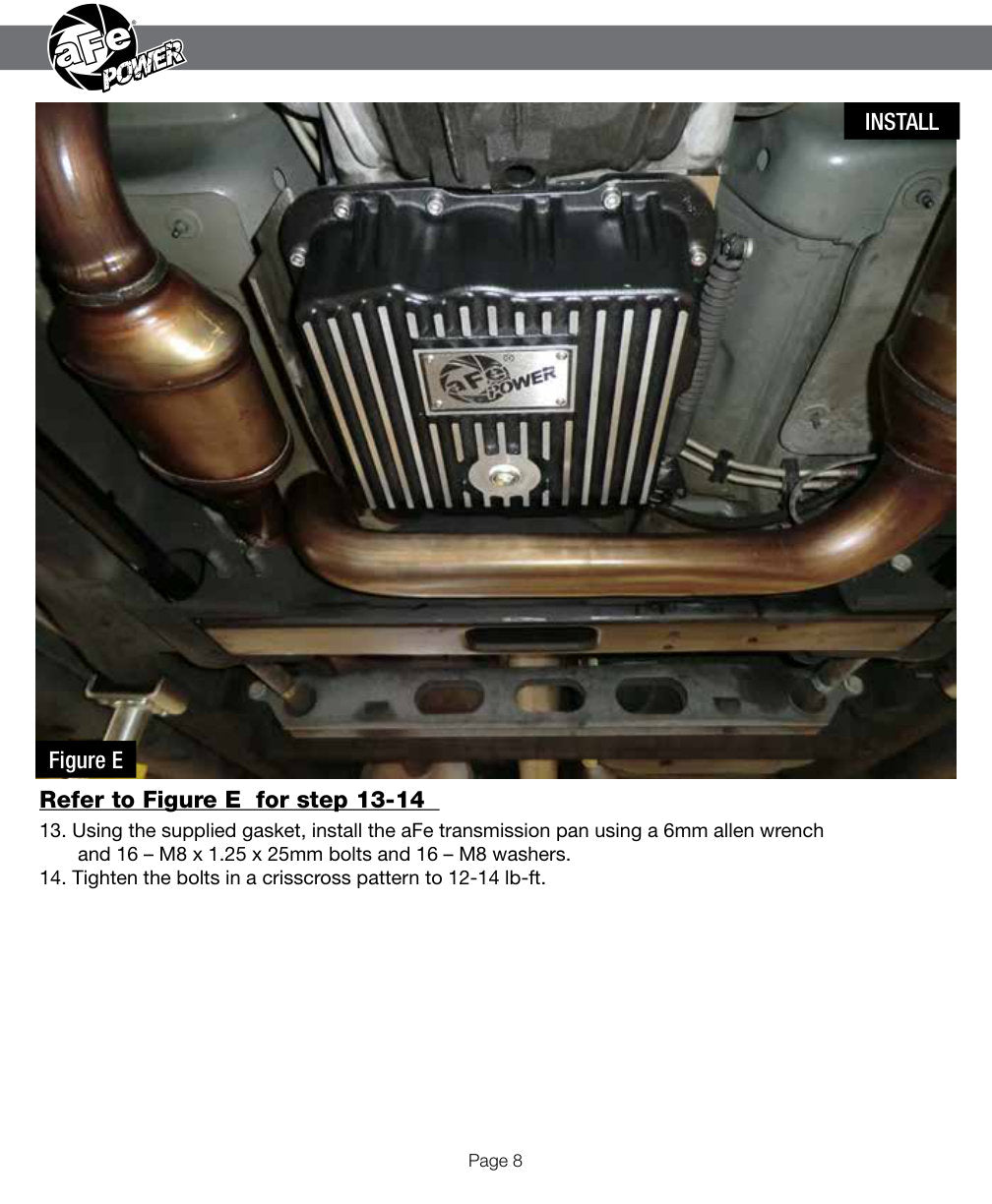 aFe Power Street Series Transmission Pan Raw w/ Machined Fins | GM Trucks (99-16) (46-70240)