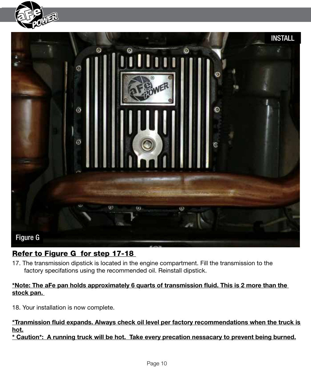 aFe Power Street Series Transmission Pan Raw w/ Machined Fins | GM Trucks (99-16) (46-70240)