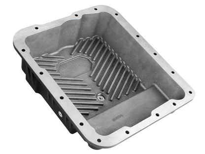 aFe Power Pro Series Transmission Pan Black w/ Machined Fins | GM Trucks (99-16) (46-70242)