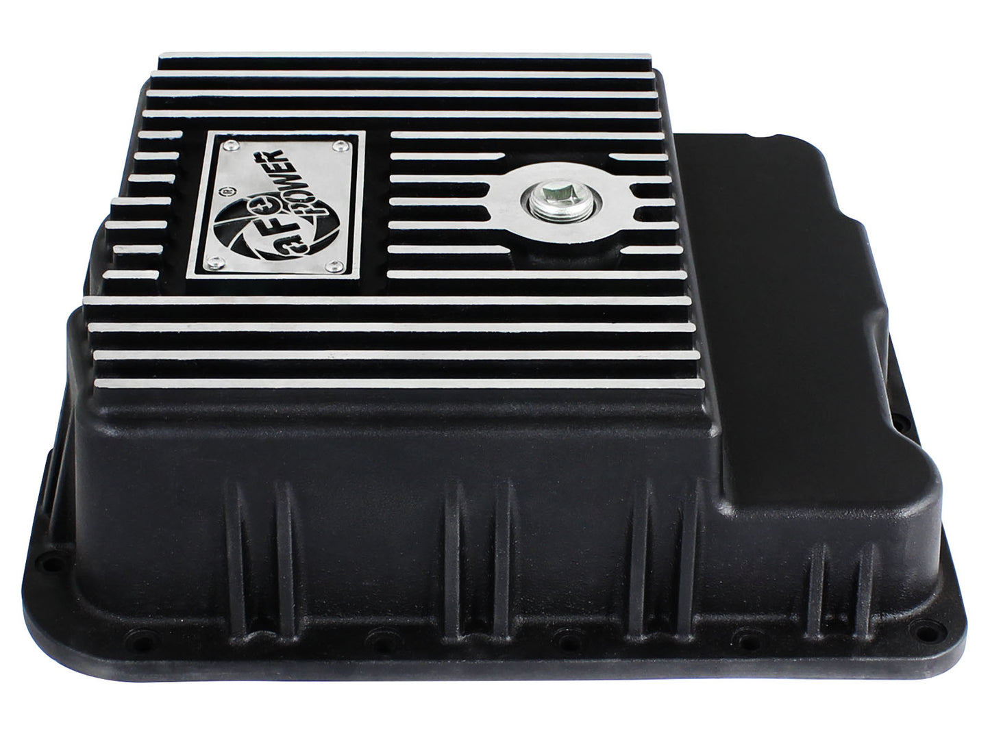 aFe Power Pro Series Transmission Pan Black w/ Machined Fins | GM Trucks (99-16) (46-70242)