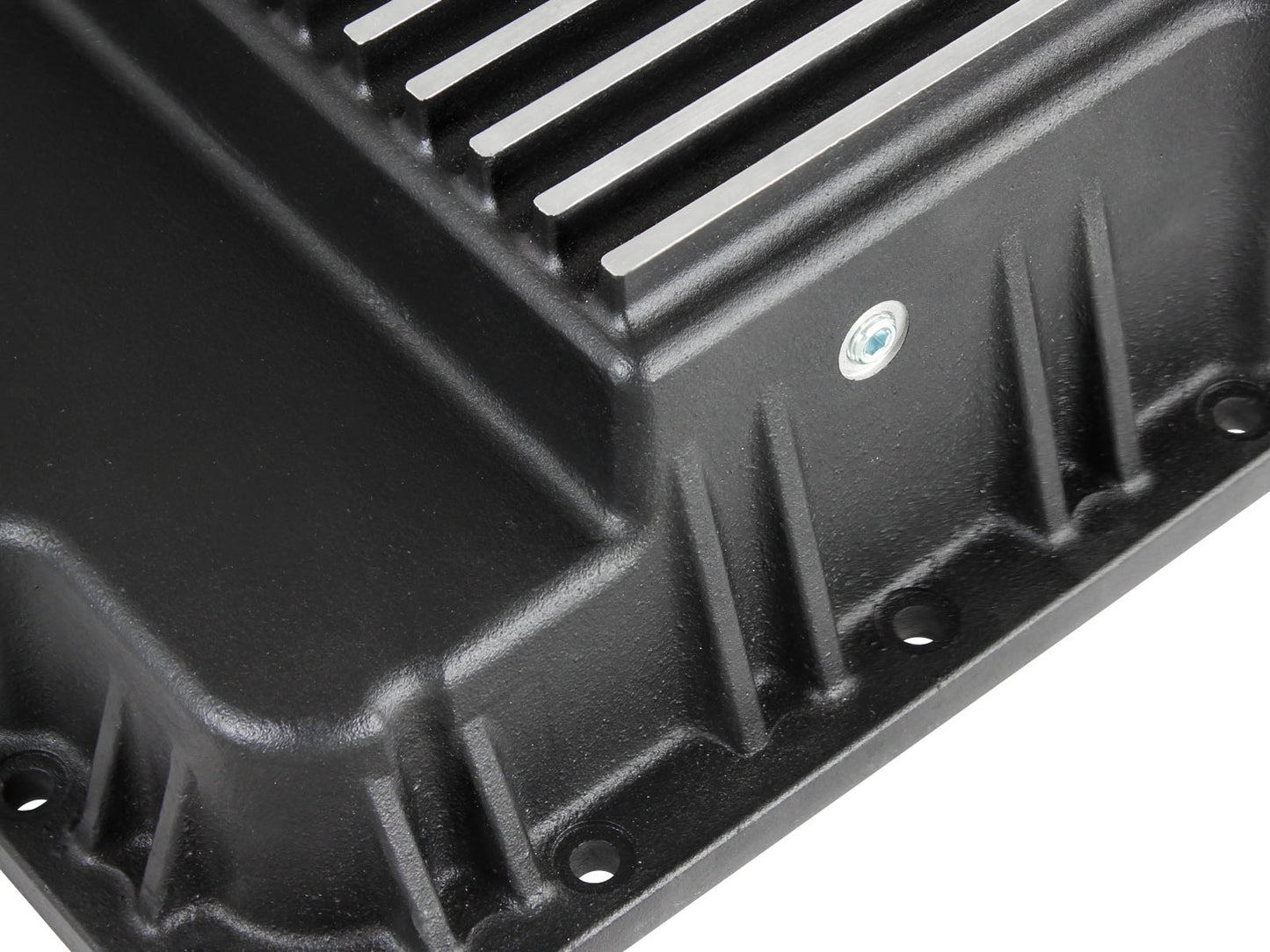aFe Power Pro Series Transmission Pan Black w/ Machined Fins | GM Trucks (99-16) (46-70242)