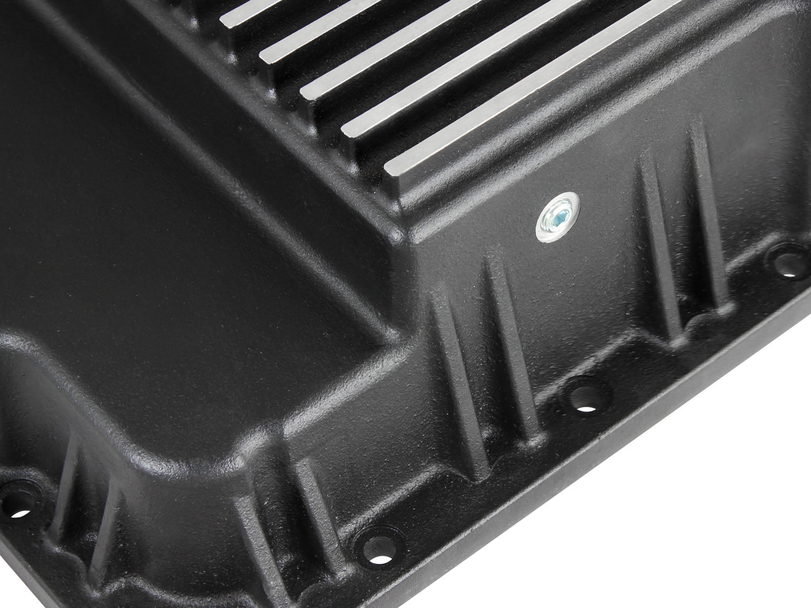 aFe Power Pro Series Transmission Pan Black w/ Machined Fins | GM Trucks (99-16) (46-70242)