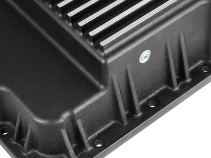 aFe Power Pro Series Transmission Pan Black w/ Machined Fins | GM Trucks (99-16) (46-70242)