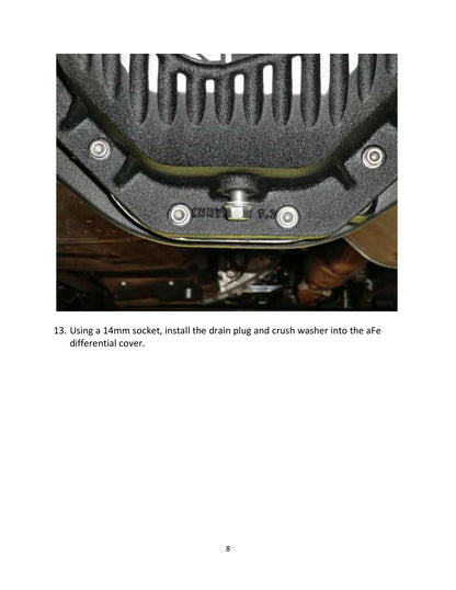 aFe Rear Diff Cover Pro Series | Dodge Ram 94-18/Chevy Express 1500/2500 (46-70270)