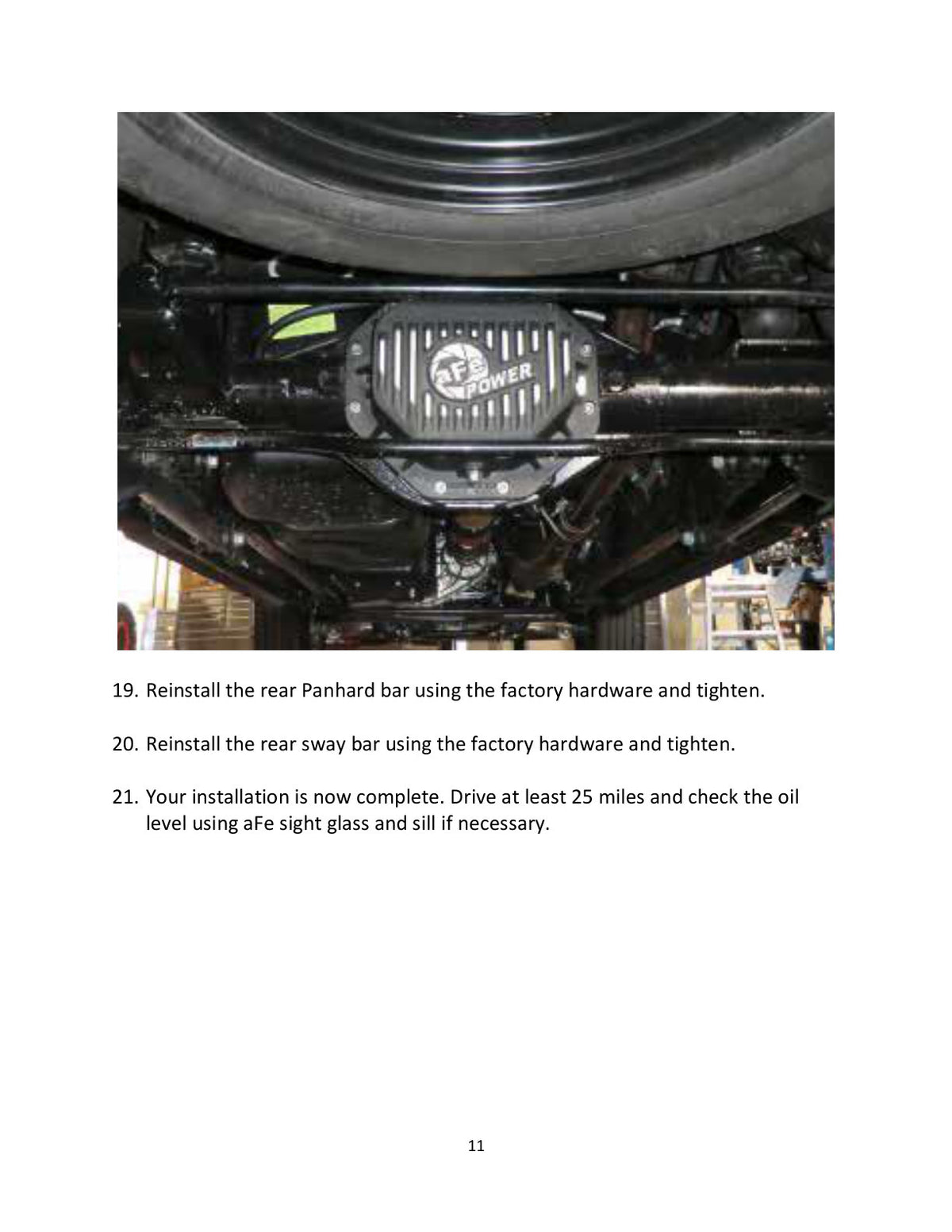 aFe Rear Diff Cover Pro Series | Dodge Ram 94-18/Chevy Express 1500/2500 (46-70270)