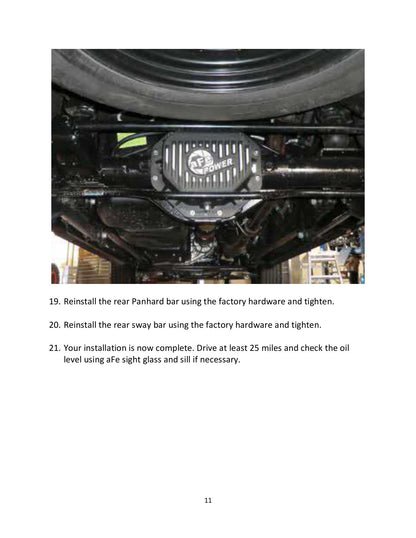 aFe Rear Diff Cover Pro Series | Dodge Ram 94-18/Chevy Express 1500/2500 (46-70270)