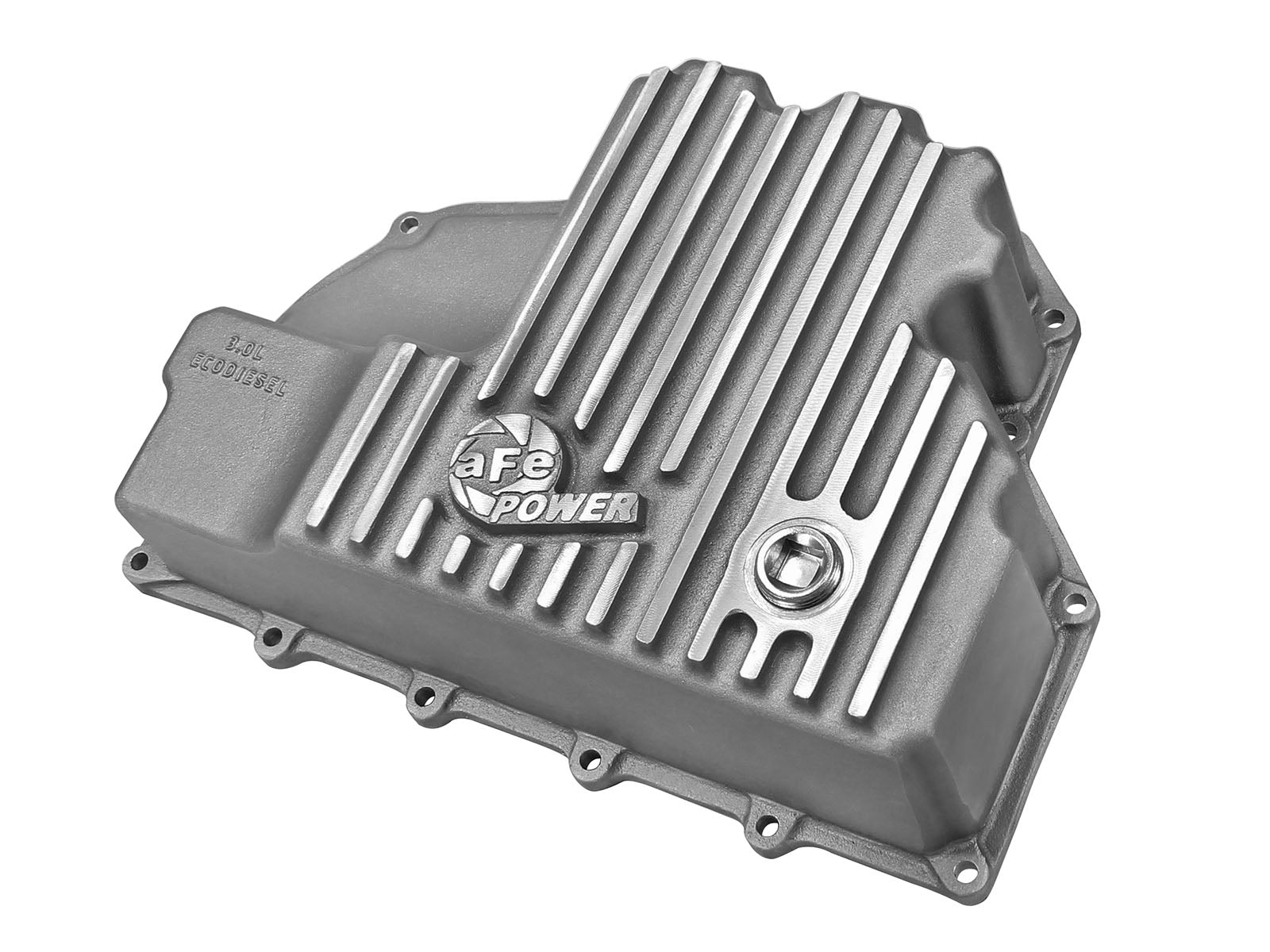 aFe Street Series Oil Pan Raw w/ Machined Fins | Dodge RAM 1500 EcoDiesel (14-16) (46-70280)