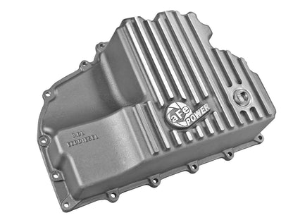 aFe Street Series Oil Pan Raw w/ Machined Fins | Dodge RAM 1500 EcoDiesel (14-16) (46-70280)
