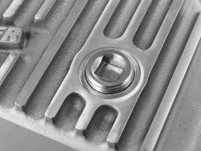 aFe Street Series Oil Pan Raw w/ Machined Fins | Dodge RAM 1500 EcoDiesel (14-16) (46-70280)