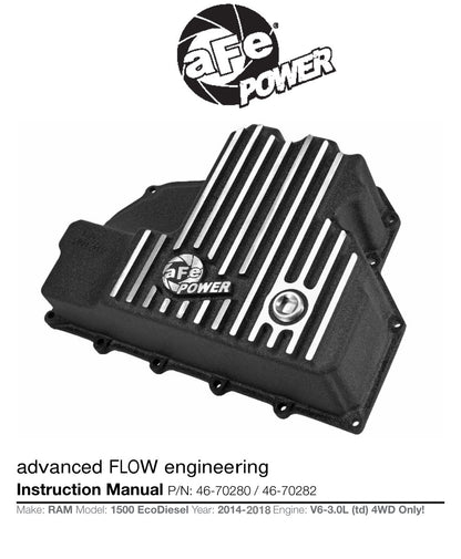 aFe Pro Series Oil Pan | Ram 1500 EcoDiesel (14-18) (46-70282)
