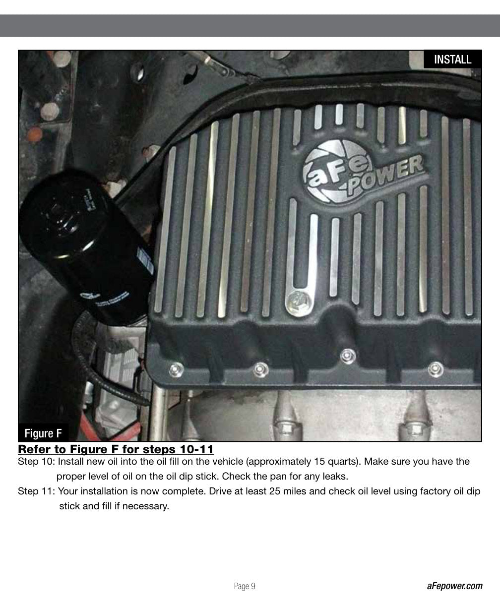aFe Street Series Oil Pan | Ford F-250/350 Super Duty 11-23 (46-70320)