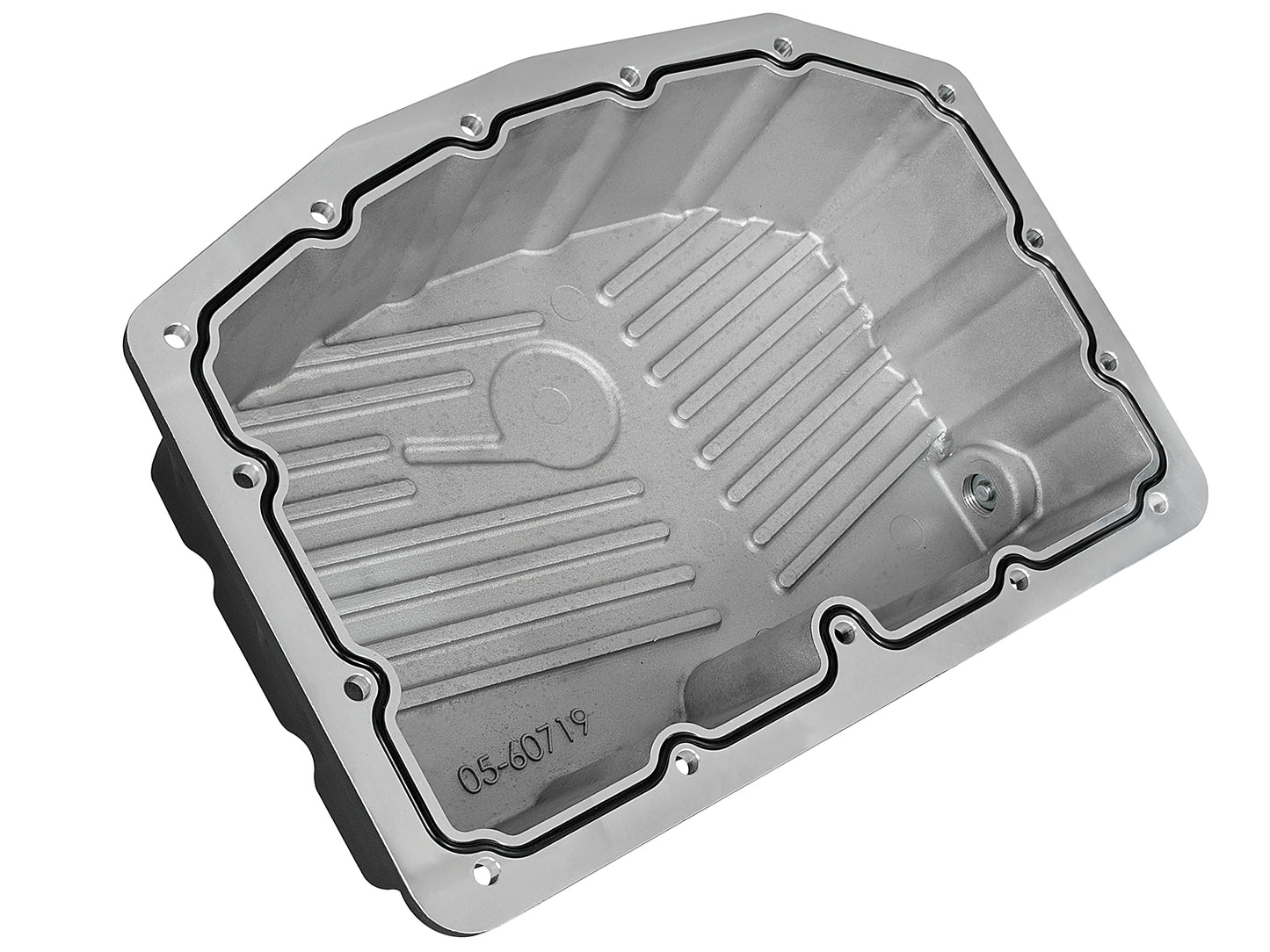 aFe Pro Series Engine Oil Pan Black w/ Machined Fins | Ford Powerstroke V8-6.7L (11-16) (46-70322)