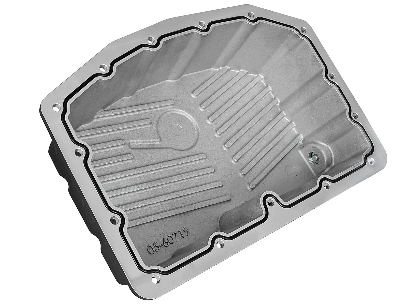 aFe Pro Series Engine Oil Pan Black w/ Machined Fins | Ford Powerstroke V8-6.7L (11-16) (46-70322)
