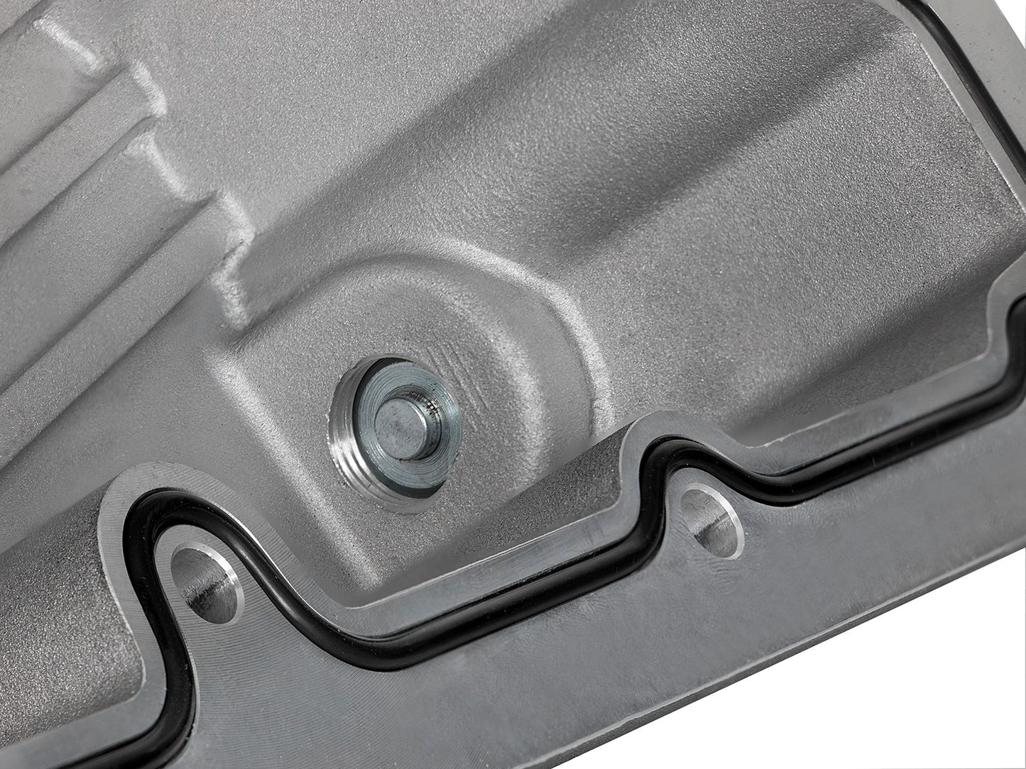 aFe Pro Series Engine Oil Pan Black w/ Machined Fins | Ford Powerstroke V8-6.7L (11-16) (46-70322)