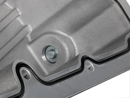 aFe Pro Series Engine Oil Pan Black w/ Machined Fins | Ford Powerstroke V8-6.7L (11-16) (46-70322)