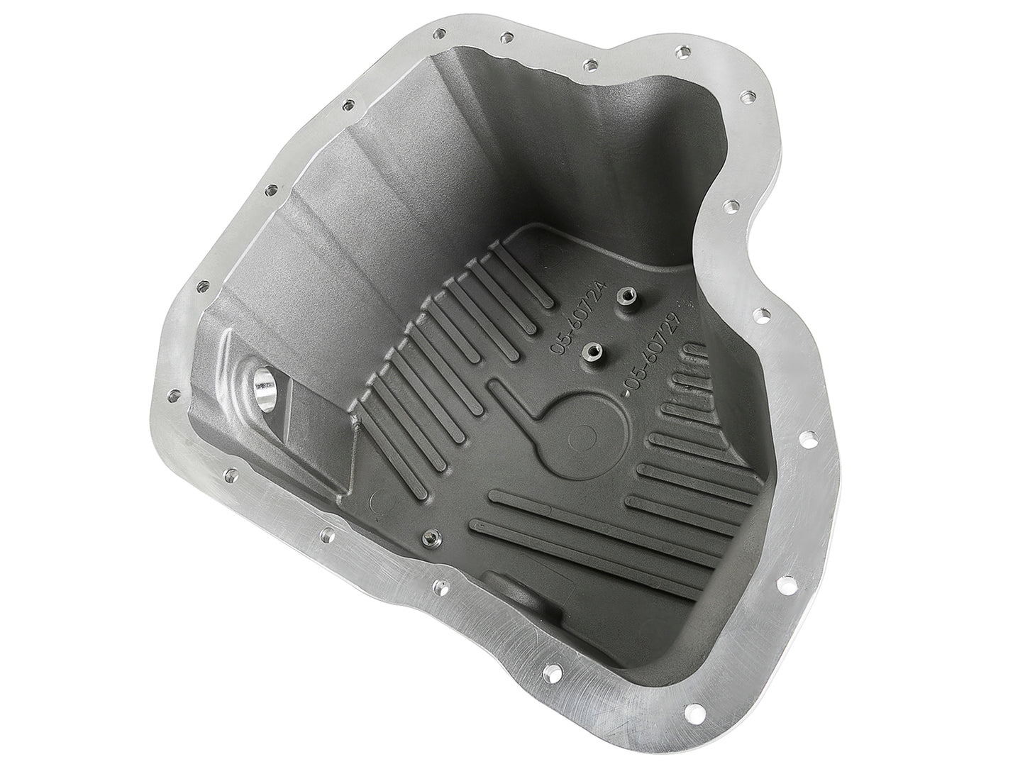 aFe Street Series Deep Engine Oil Pan Raw w/ Machined Fins | GM Duramax V8-6.6L (01-10) (46-70330)