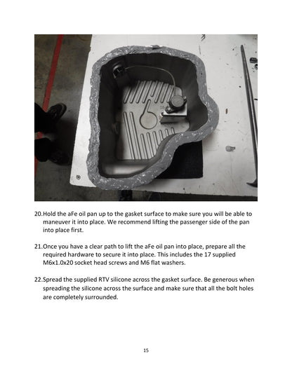 aFe Street Series Deep Engine Oil Pan Raw w/ Machined Fins | GM Duramax V8-6.6L (01-10) (46-70330)