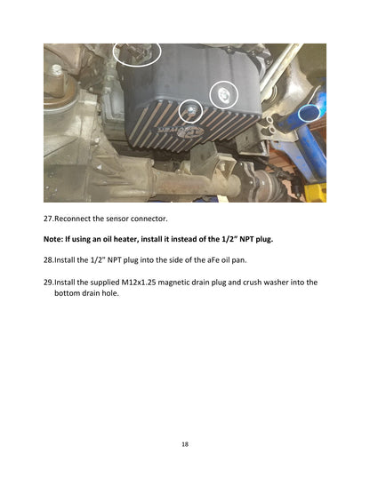 aFe Street Series Deep Engine Oil Pan Raw w/ Machined Fins | GM Duramax V8-6.6L (01-10) (46-70330)
