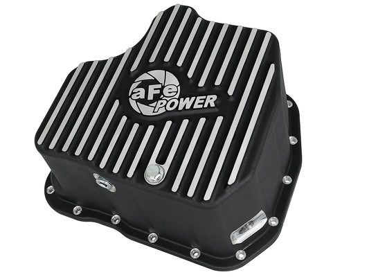aFe Pro Series Deep Engine Oil Pan w/ Machined Fins | GM Duramax V8-6.6L (01-10) (46-70332)