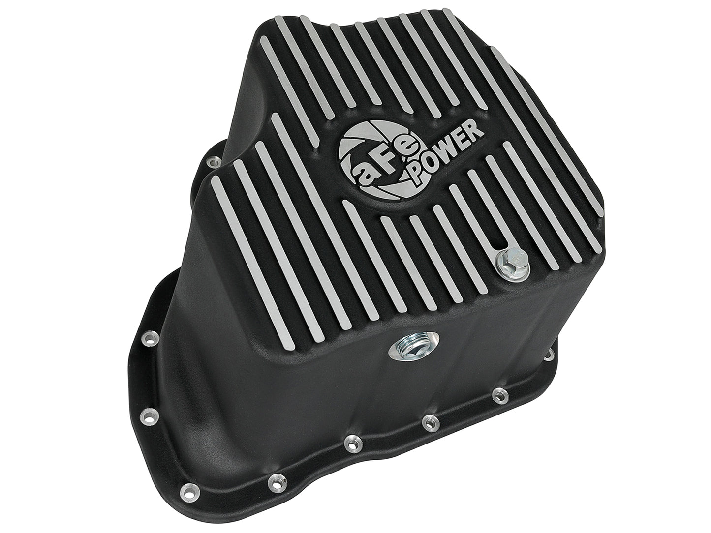 aFe Pro Series Deep Engine Oil Pan w/ Machined Fins | GM Duramax V8-6.6L (01-10) (46-70332)