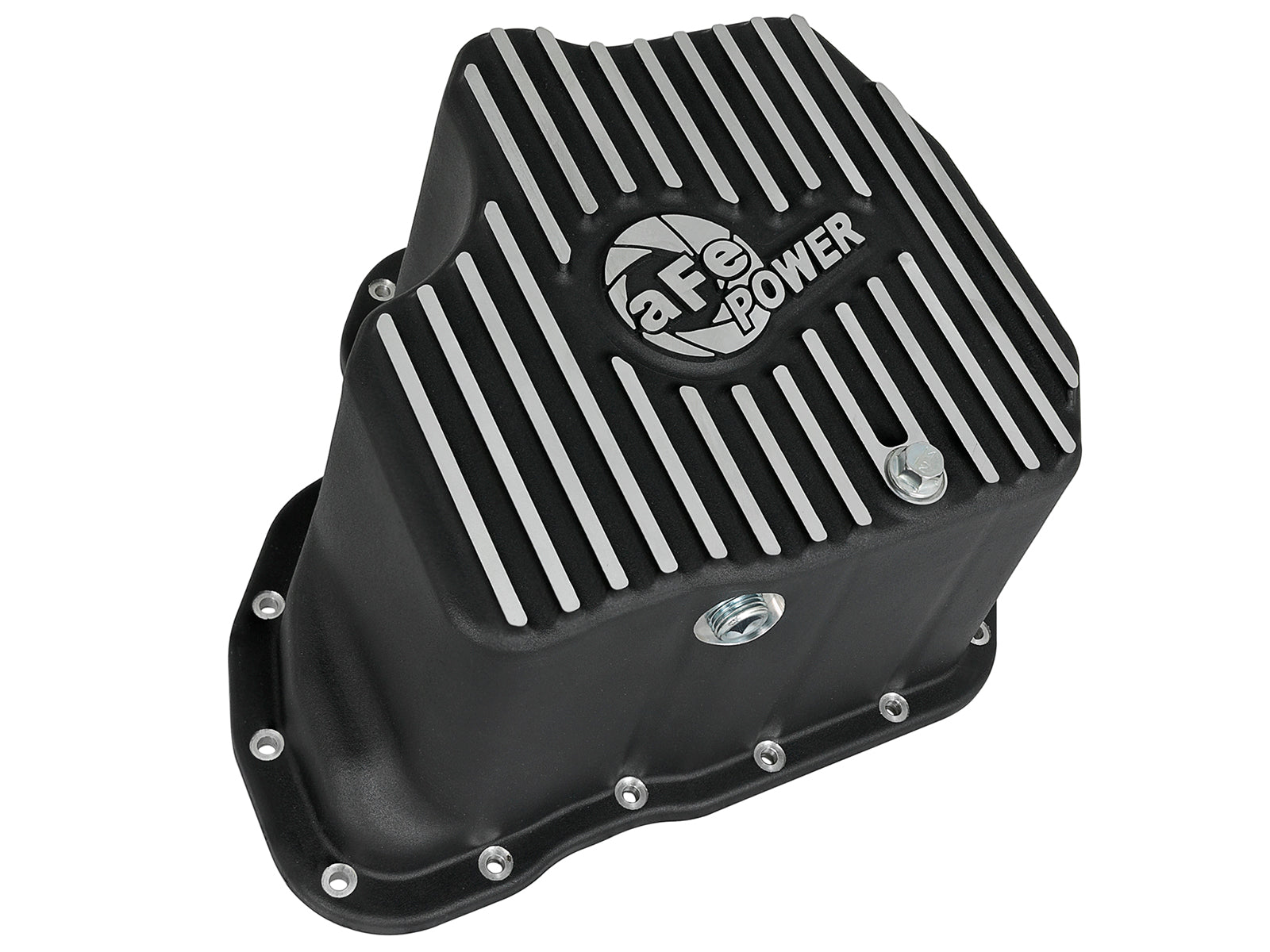 aFe Pro Series Deep Engine Oil Pan w/ Machined Fins | GM Duramax V8-6.6L (01-10) (46-70332)