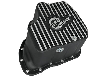 aFe Pro Series Deep Engine Oil Pan w/ Machined Fins | GM Duramax V8-6.6L (01-10) (46-70332)