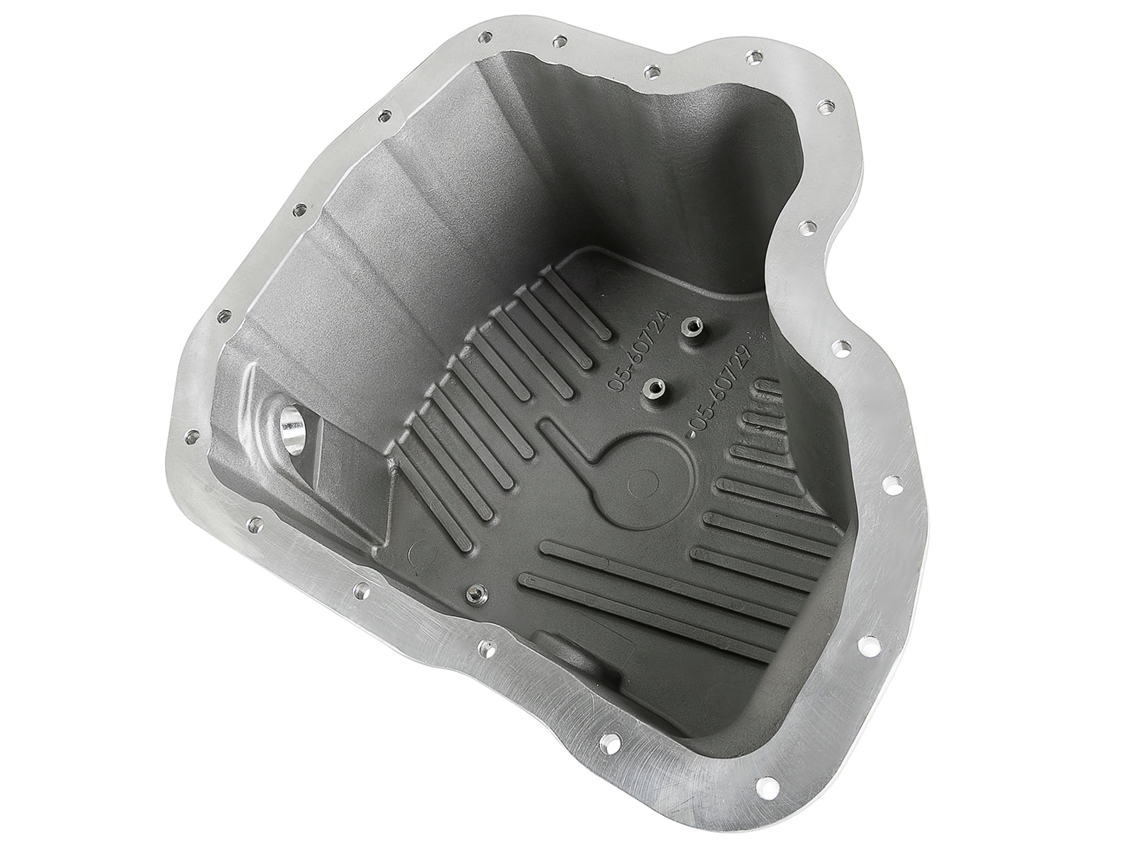 aFe Street Series Deep Engine Oil Pan Raw w/ Machined Fins | GM Duramax V8-6.6L (11-16) (46-70340)