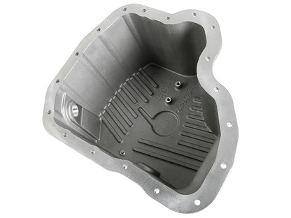 aFe Street Series Deep Engine Oil Pan Raw w/ Machined Fins | GM Duramax V8-6.6L (11-16) (46-70340)