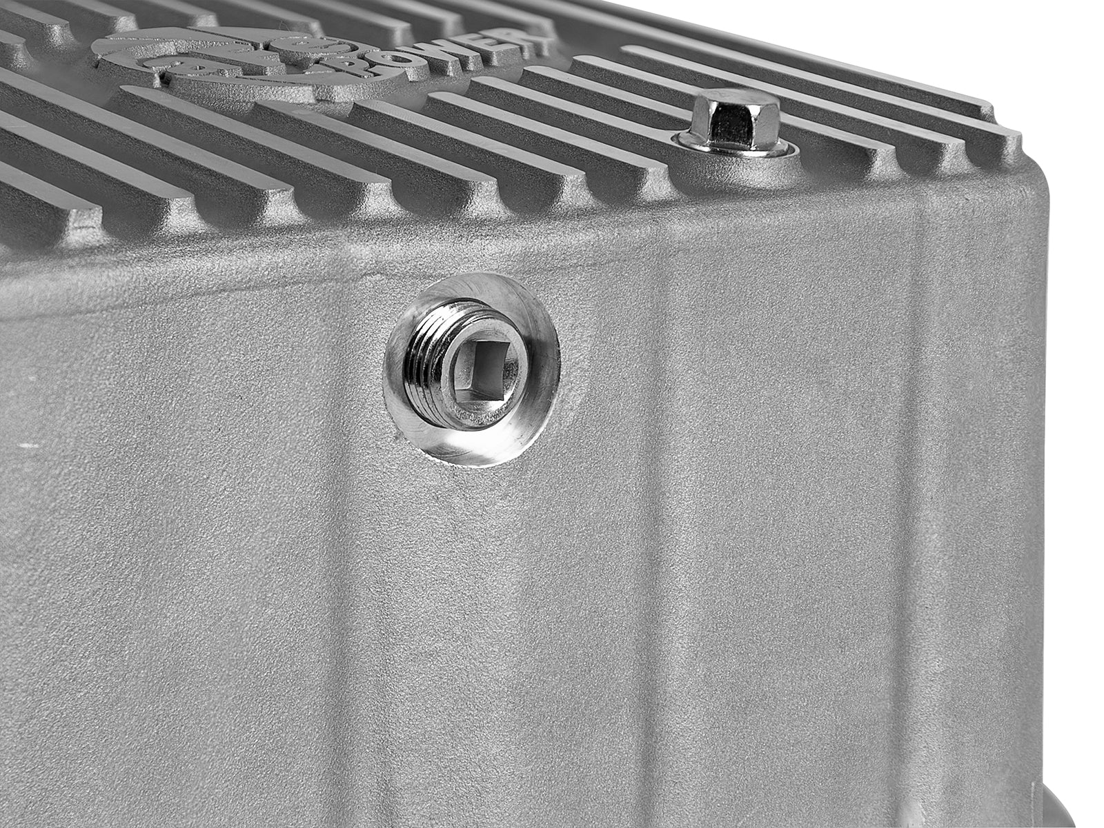 aFe Street Series Deep Engine Oil Pan Raw w/ Machined Fins | GM Duramax V8-6.6L (11-16) (46-70340)