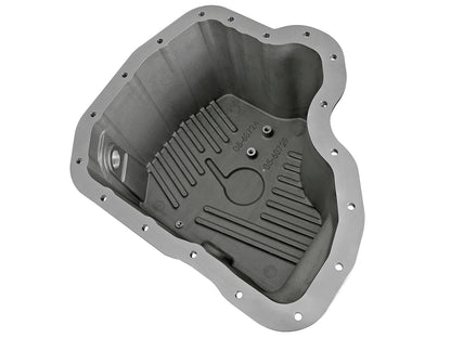 aFe Pro Series Deep Engine Oil Pan Black w/ Machined Fins | GM Duramax V8-6.6L (11-16) (46-70342)