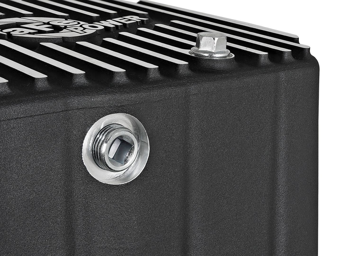 aFe Pro Series Deep Engine Oil Pan Black w/ Machined Fins | GM Duramax V8-6.6L (11-16) (46-70342)