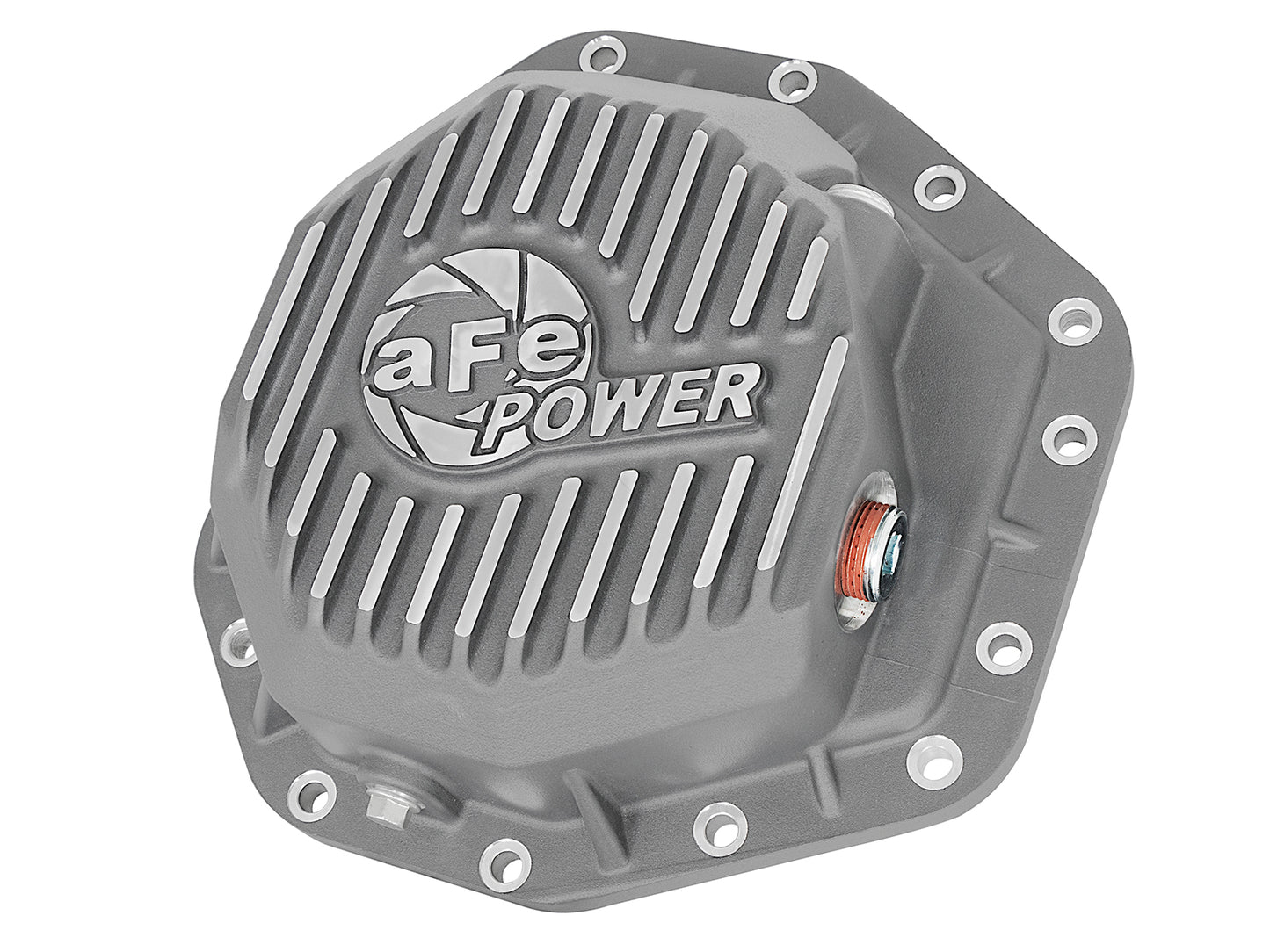 aFe Street Series D&S Rear Diff Cover w/ Machined Fins | Ford 17+ F-250/350 Super Duty (46-70350)