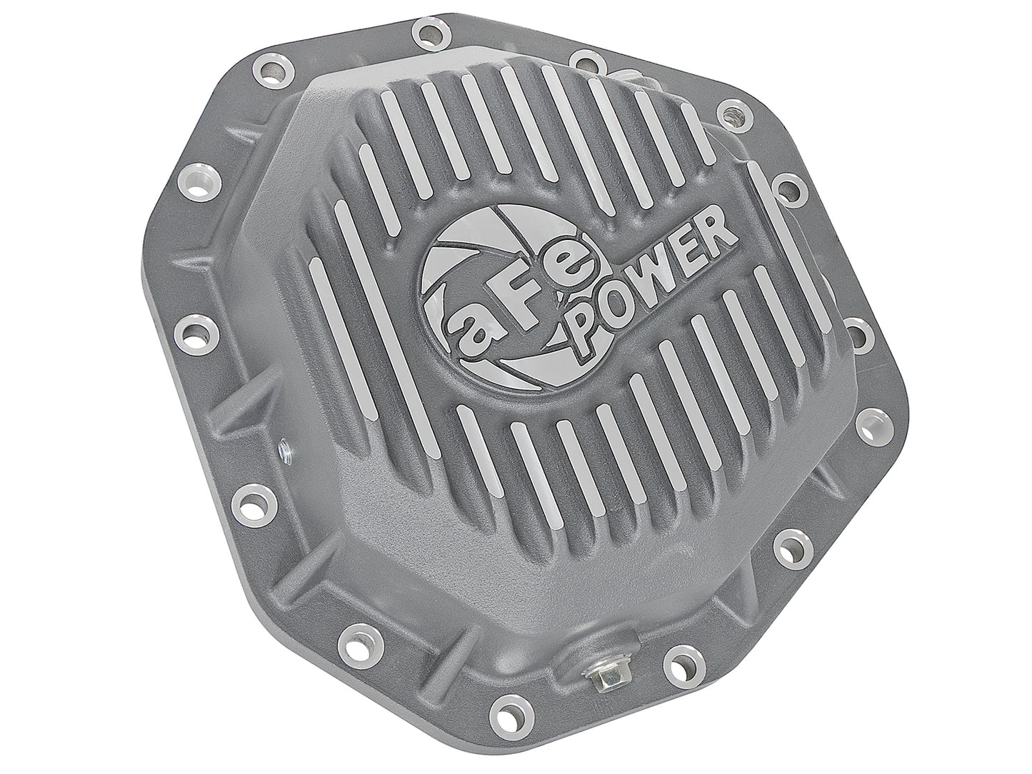 aFe Street Series D&S Rear Diff Cover w/ Machined Fins | Ford 17+ F-250/350 Super Duty (46-70350)