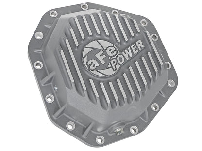 aFe Street Series D&S Rear Diff Cover w/ Machined Fins | Ford 17+ F-250/350 Super Duty (46-70350)