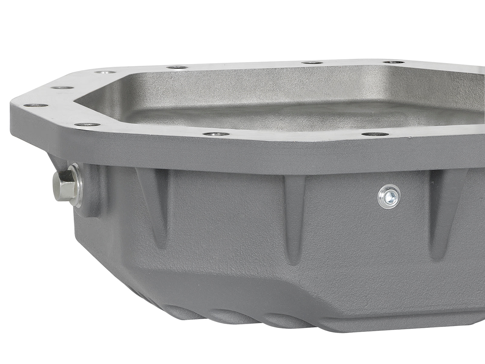 aFe Street Series D&S Rear Diff Cover w/ Machined Fins | Ford 17+ F-250/350 Super Duty (46-70350)