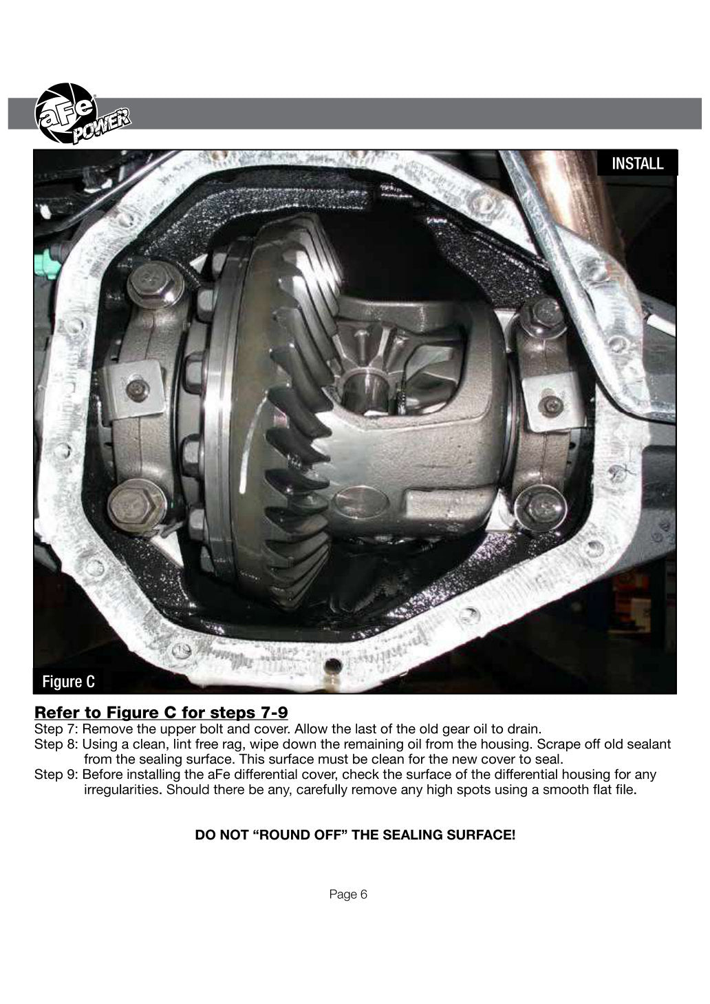 aFe Pro Series Rear Diff Cover | Ford F-250/350 17+ 6.7L (46-70352)