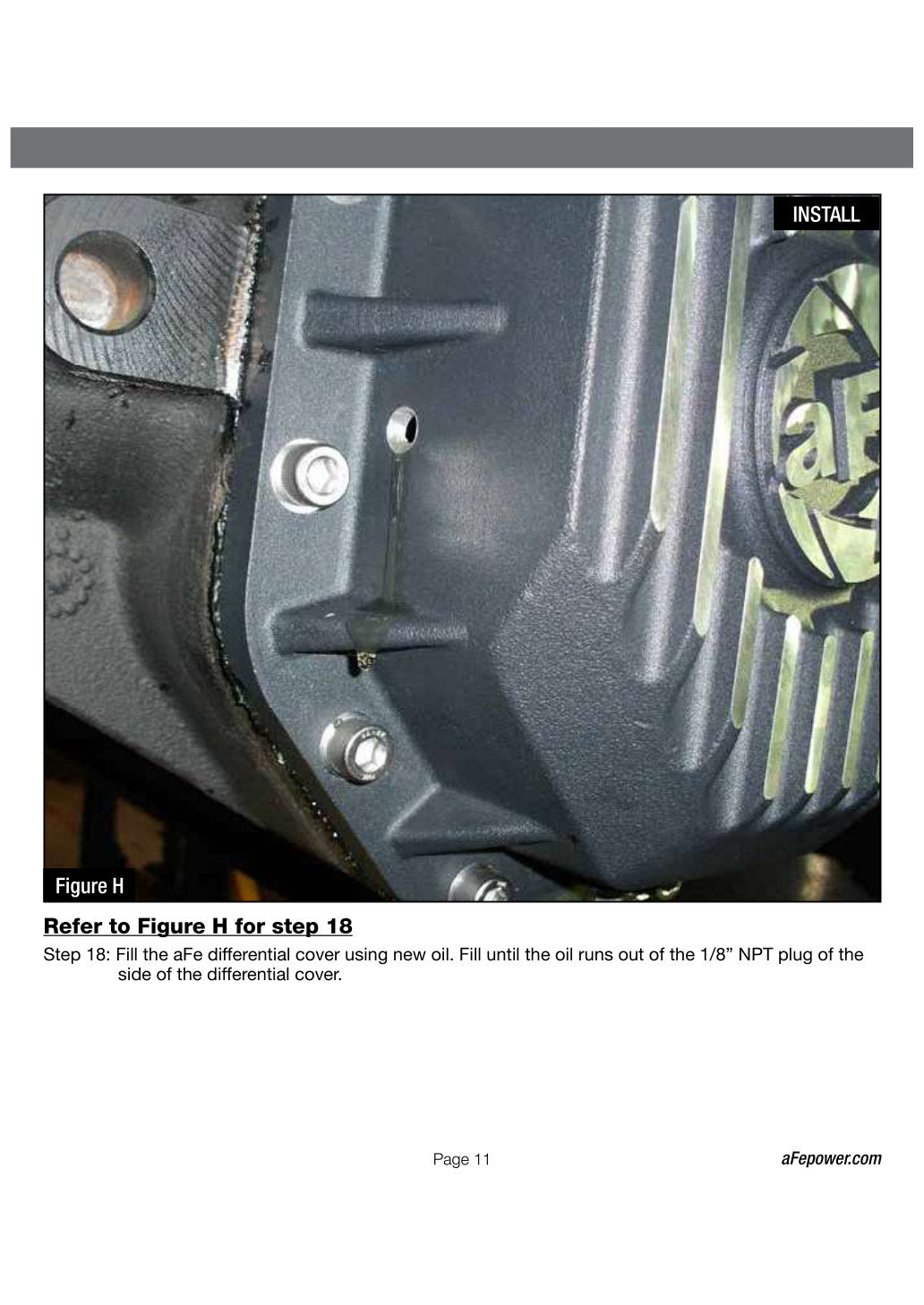 aFe Pro Series Rear Diff Cover | Ford F-250/350 17+ 6.7L (46-70352)