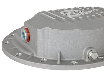 aFe Street Series Rear Differential Cover Raw w/ Machined Fins | Nissan Titan XD (16-17) (46-70360)