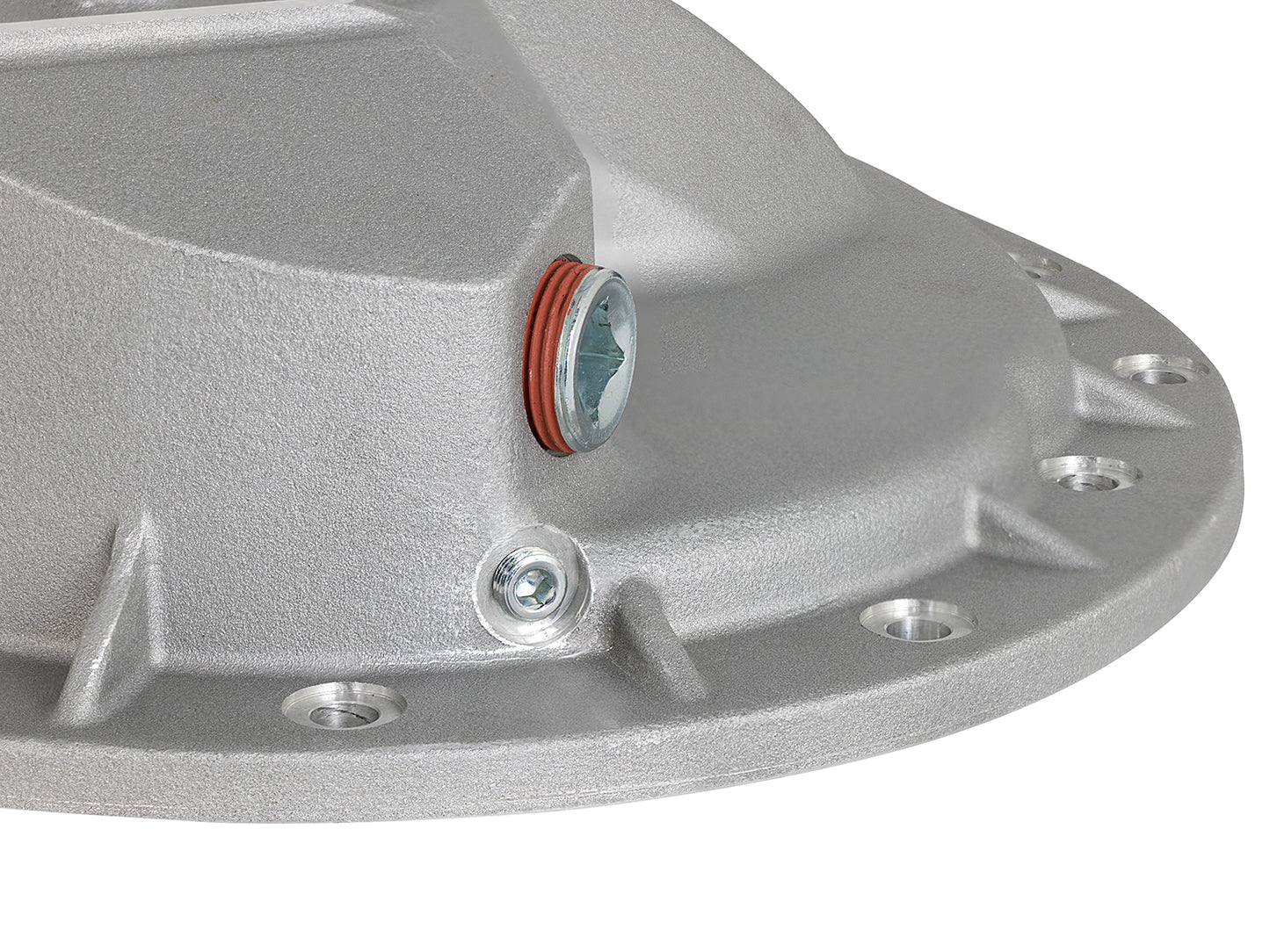 aFe Street Series Rear Differential Cover Raw w/ Machined Fins | Nissan Titan XD (16-17) (46-70360)