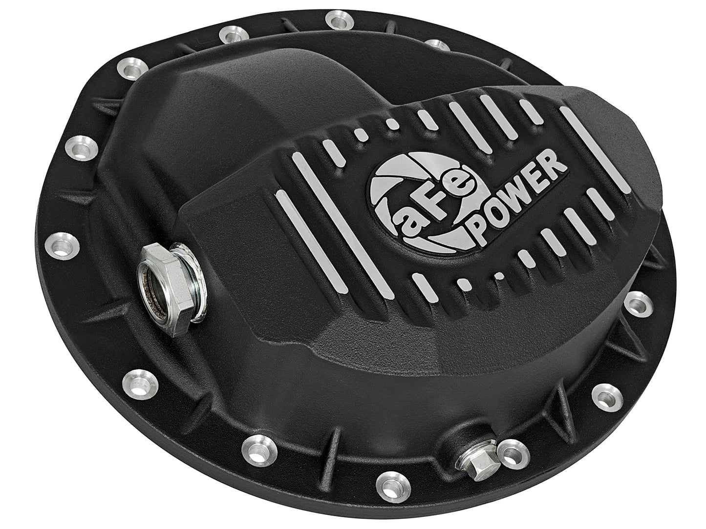 aFe Pro Series Rear Differential Cover Black w/ Machined Fins | Nissan Titan XD (16-17) (46-70362)