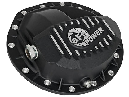 aFe Pro Series Rear Differential Cover Black w/ Machined Fins | Nissan Titan XD (16-17) (46-70362)