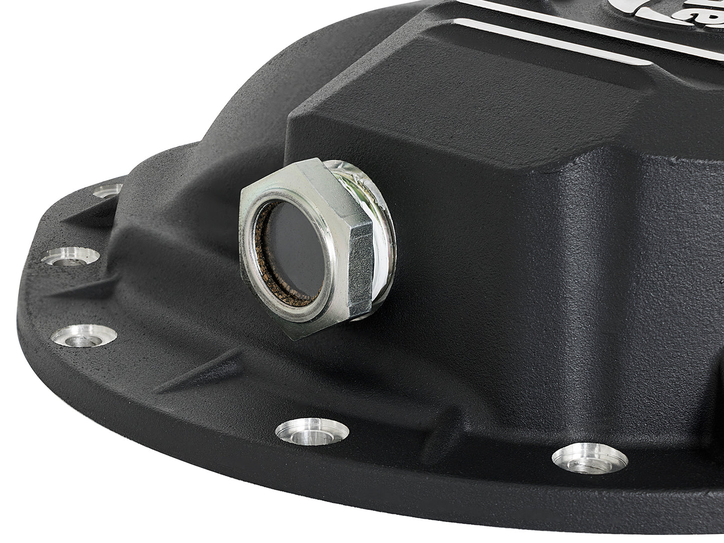 aFe Pro Series Rear Differential Cover Black w/ Machined Fins | Nissan Titan XD (16-17) (46-70362)