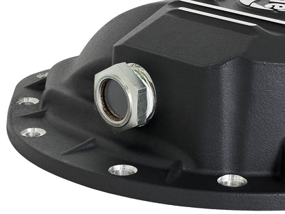 aFe Pro Series Rear Differential Cover Black w/ Machined Fins | Nissan Titan XD (16-17) (46-70362)