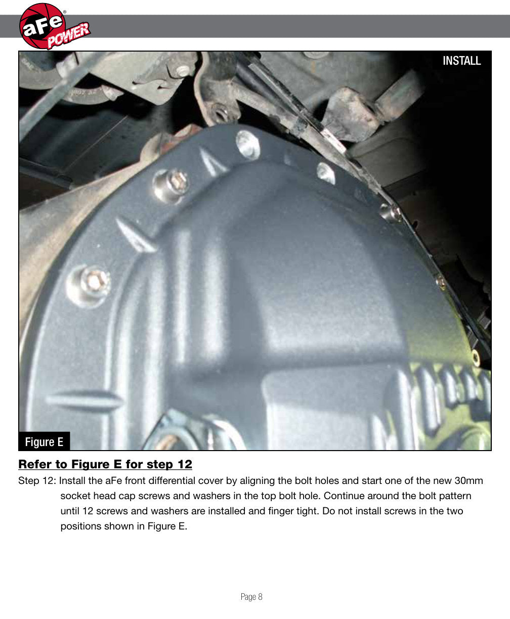 aFe Diff Cover | GM 99-13 Silverado/Sierra 2500/3500 (46-70370)