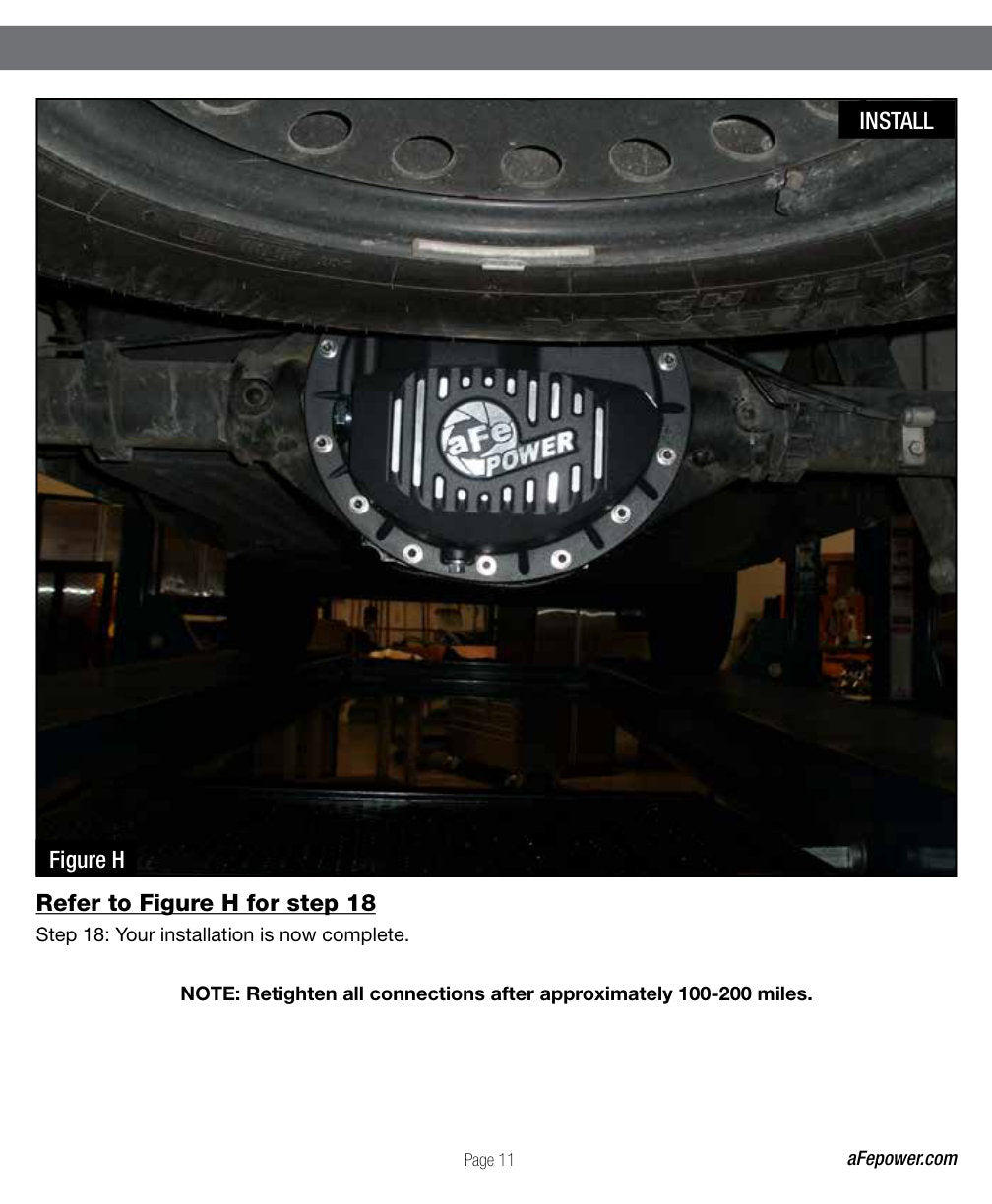 aFe Diff Cover | GM 99-13 Silverado/Sierra 2500/3500 (46-70370)