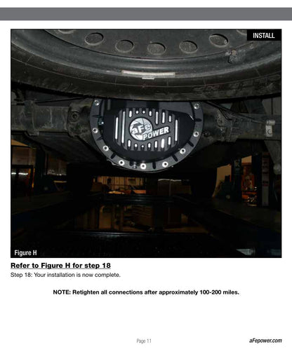 aFe Diff Cover | GM 99-13 Silverado/Sierra 2500/3500 (46-70370)