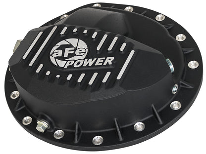 aFe Pro Series Rear Differential Cover Black w/ Machined Fins | GM Trucks (99-13) (46-70372)