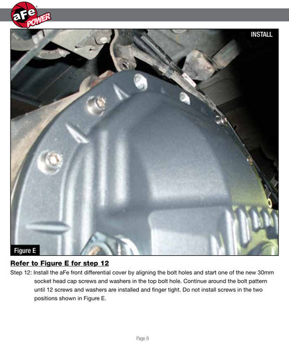 aFe Pro Series Rear Differential Cover Black w/ Machined Fins | GM Trucks (99-13) (46-70372)